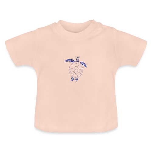 Baby T-Shirt Schildkröte - Kristallrosa
