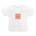 Baby T-Shirt St. Tropez Beachclub orange - Weiß