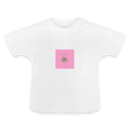 Baby T-Shirt St. Tropez Beachclub pink - Weiß