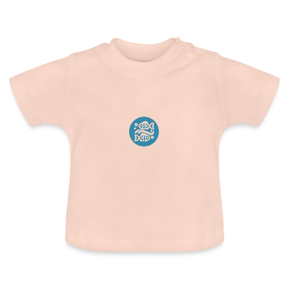 Baby T-Shirt Sternzeichen Fisch - Kristallrosa