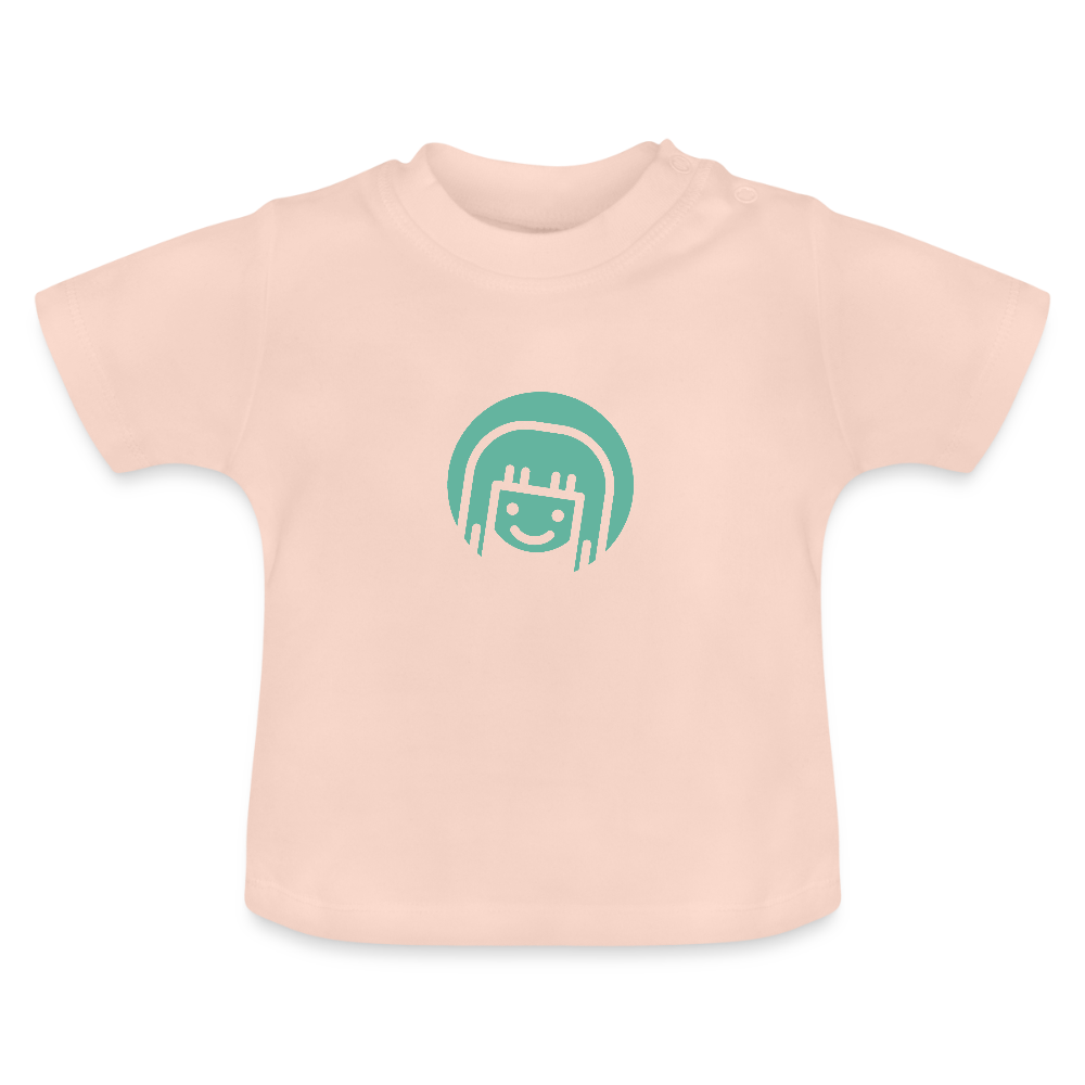 Baby T-Shirt Sternzeichen Jungfrau - Kristallrosa
