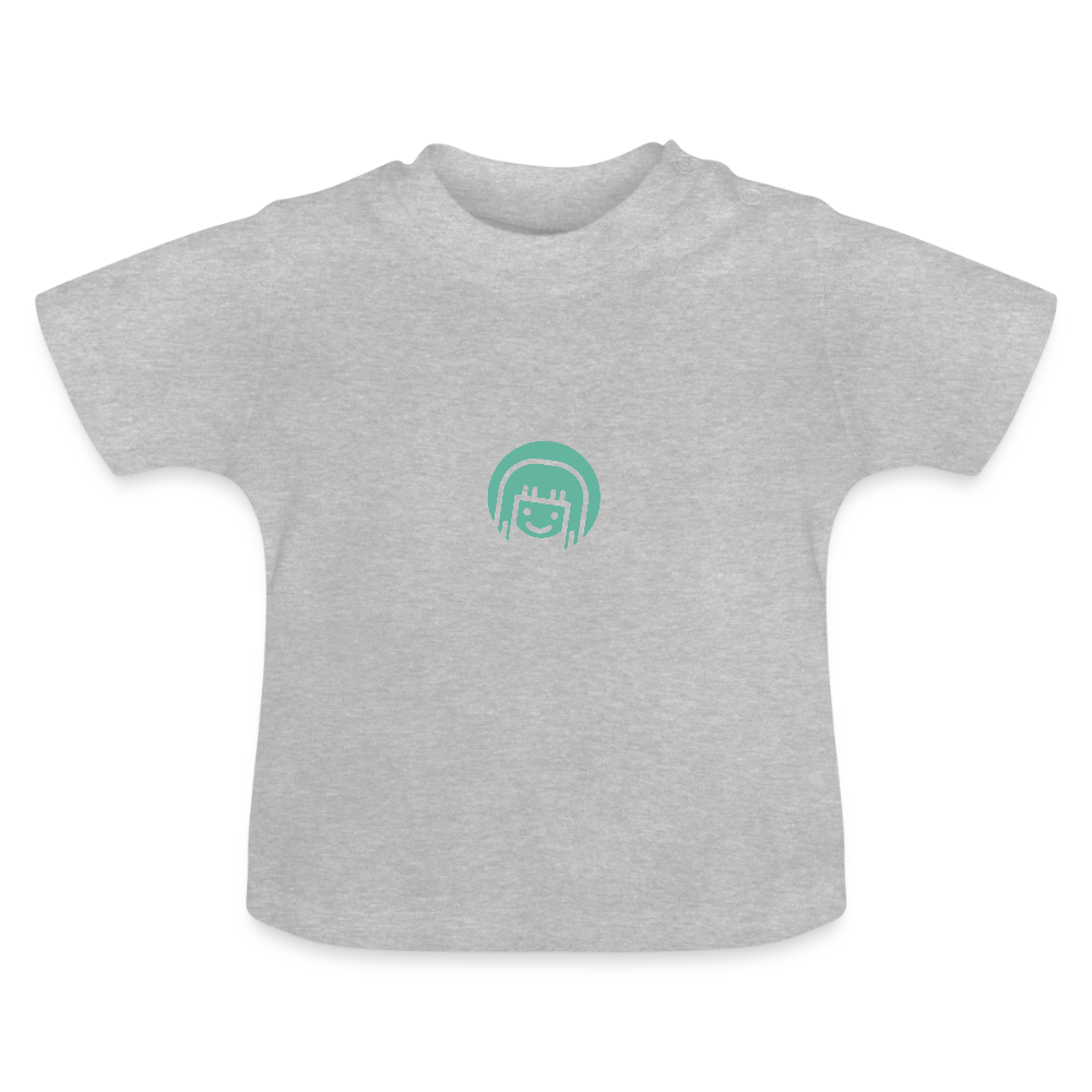 Baby T-Shirt Sternzeichen Jungfrau - Grau meliert