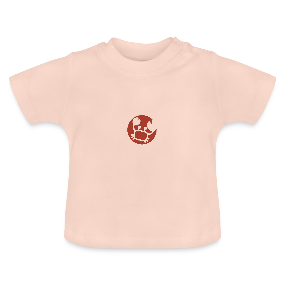 Baby T-Shirt Sternzeichen Krebs -Kristallrosa