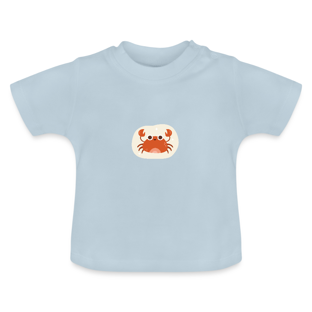 Baby T-Shirt - Sternzeichen Krebs 02 - Hellblau