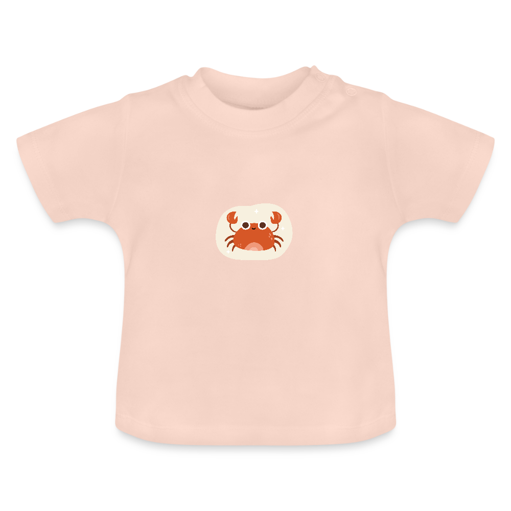 Baby T-Shirt - Sternzeichen Krebs 02 - Kristallrosa