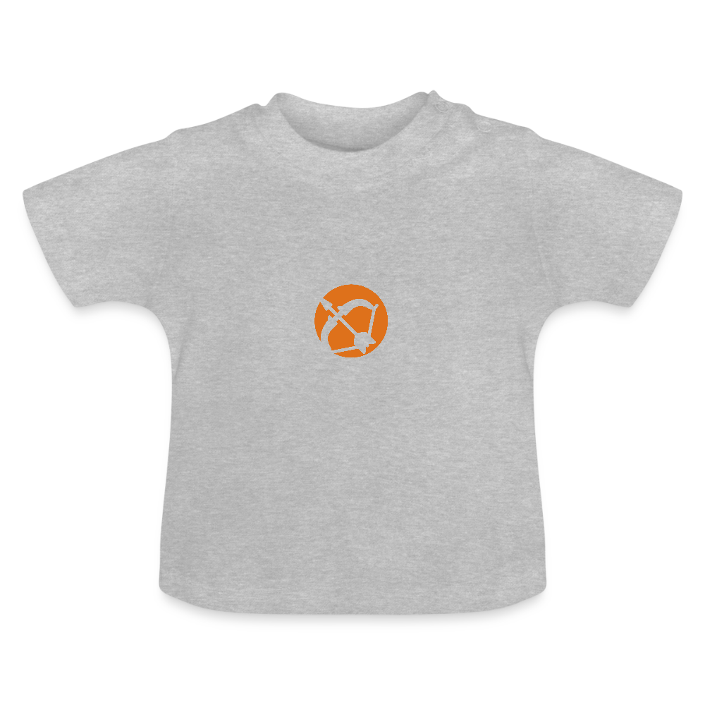 Baby T-Shirt Sternzeichen Schütze - Grau meliert