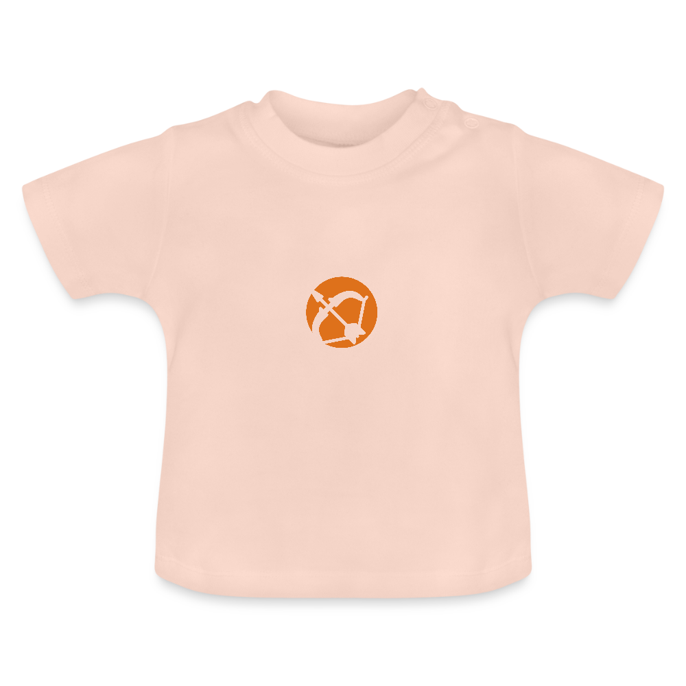 Baby T-Shirt Sternzeichen Schütze - Kristallrosa