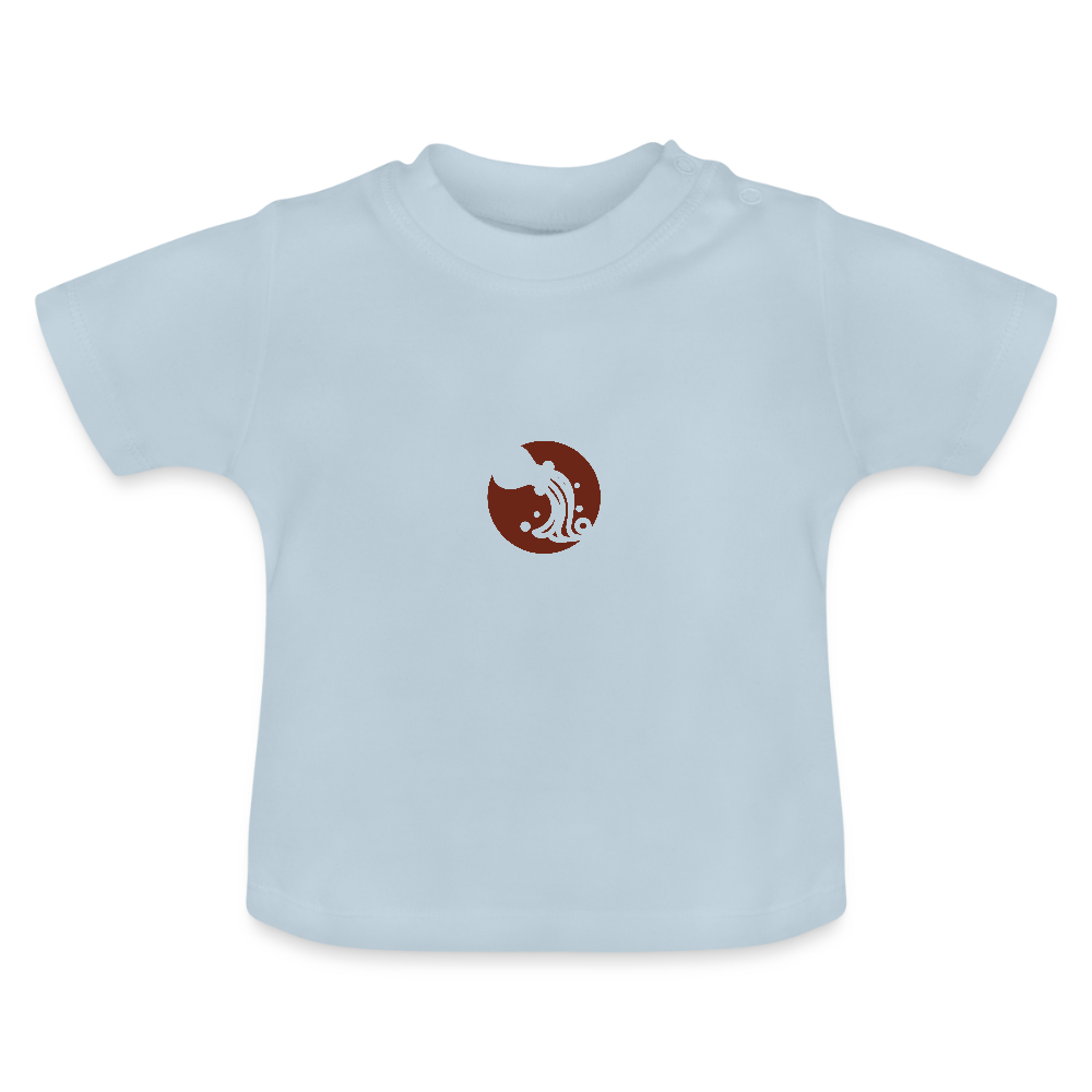 Baby T-Shirt Sternzeichen Wassermann-Hellblau