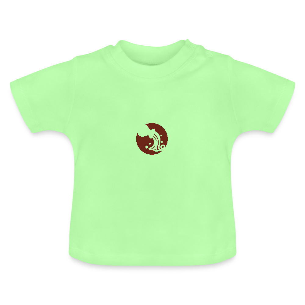 Baby T-Shirt Sternzeichen Wassermann - Mintgrün