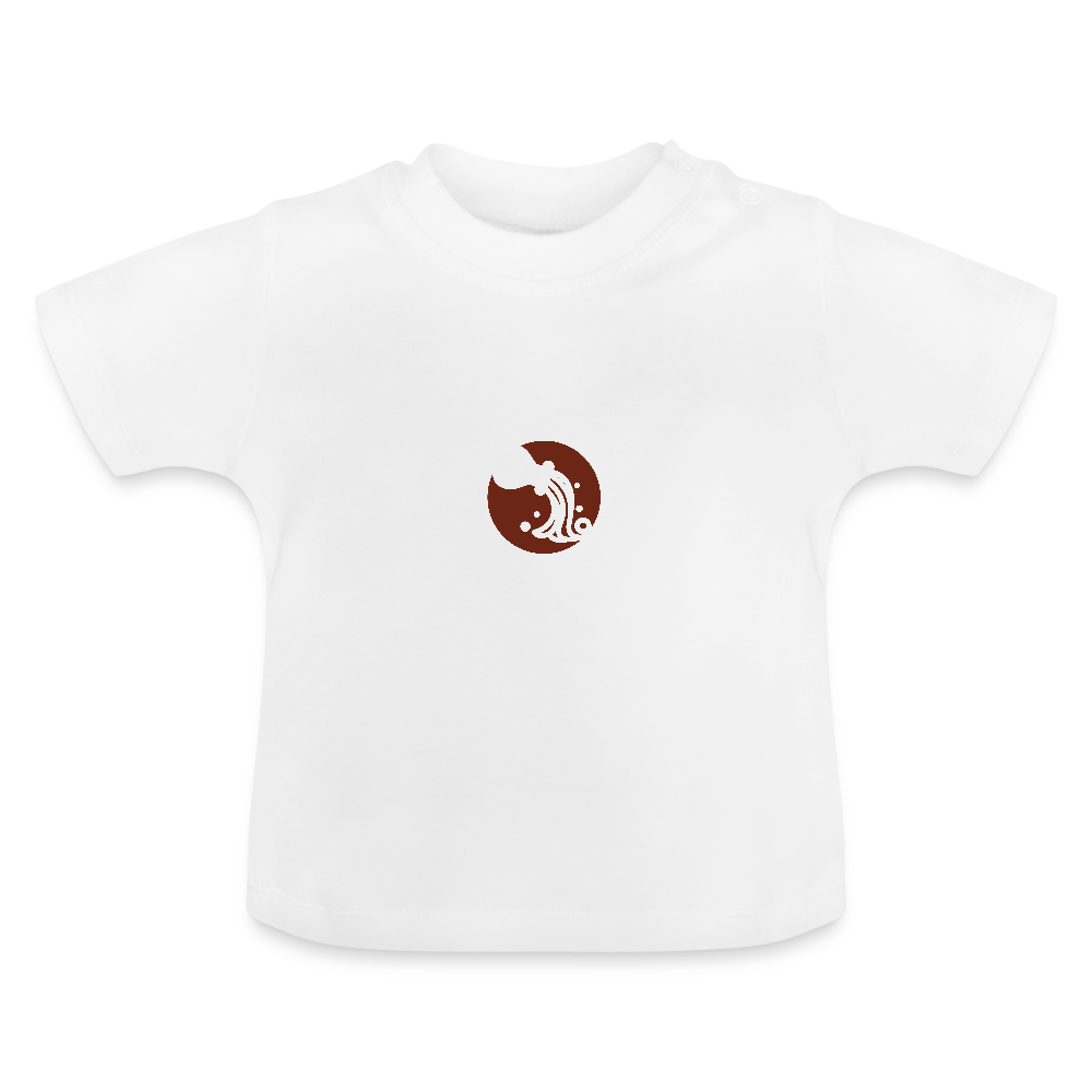 Baby T-Shirt Sternzeichen Wassermann - Weiß