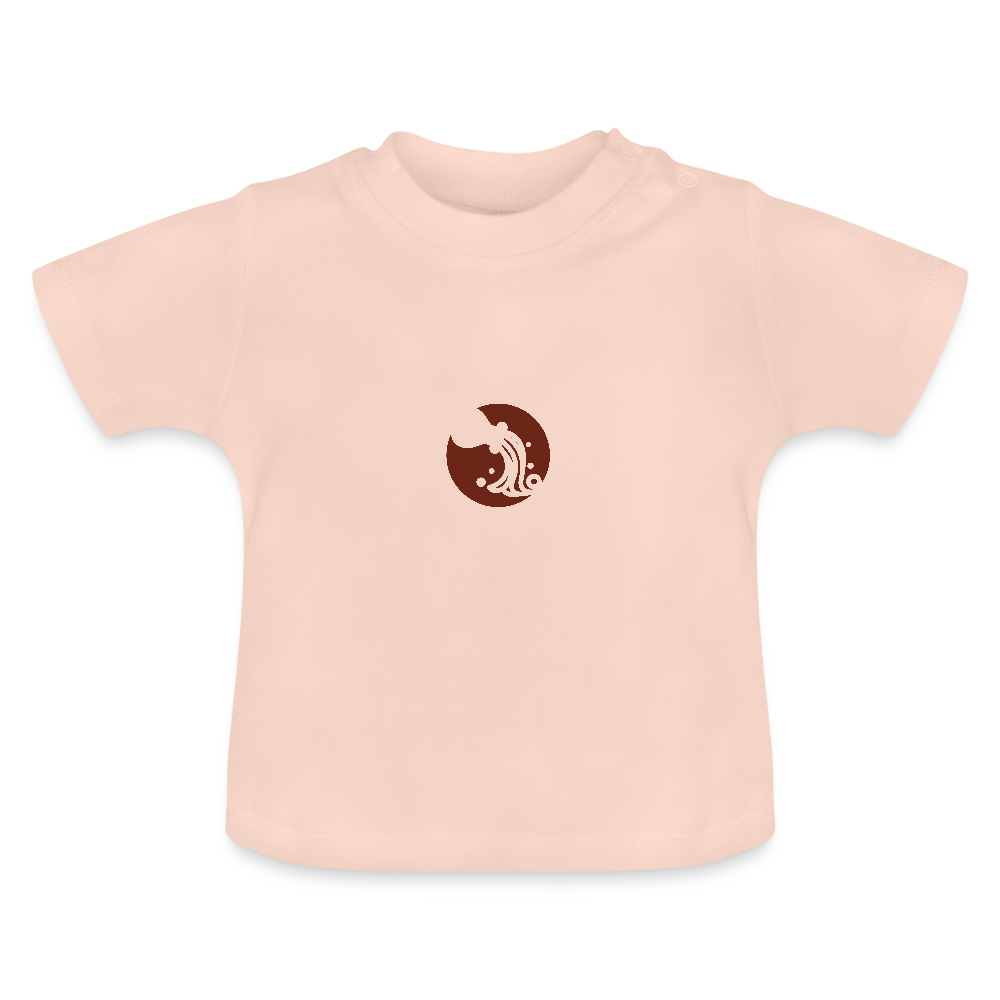 Baby T-Shirt Sternzeichen Wassermann -Kristallrosa