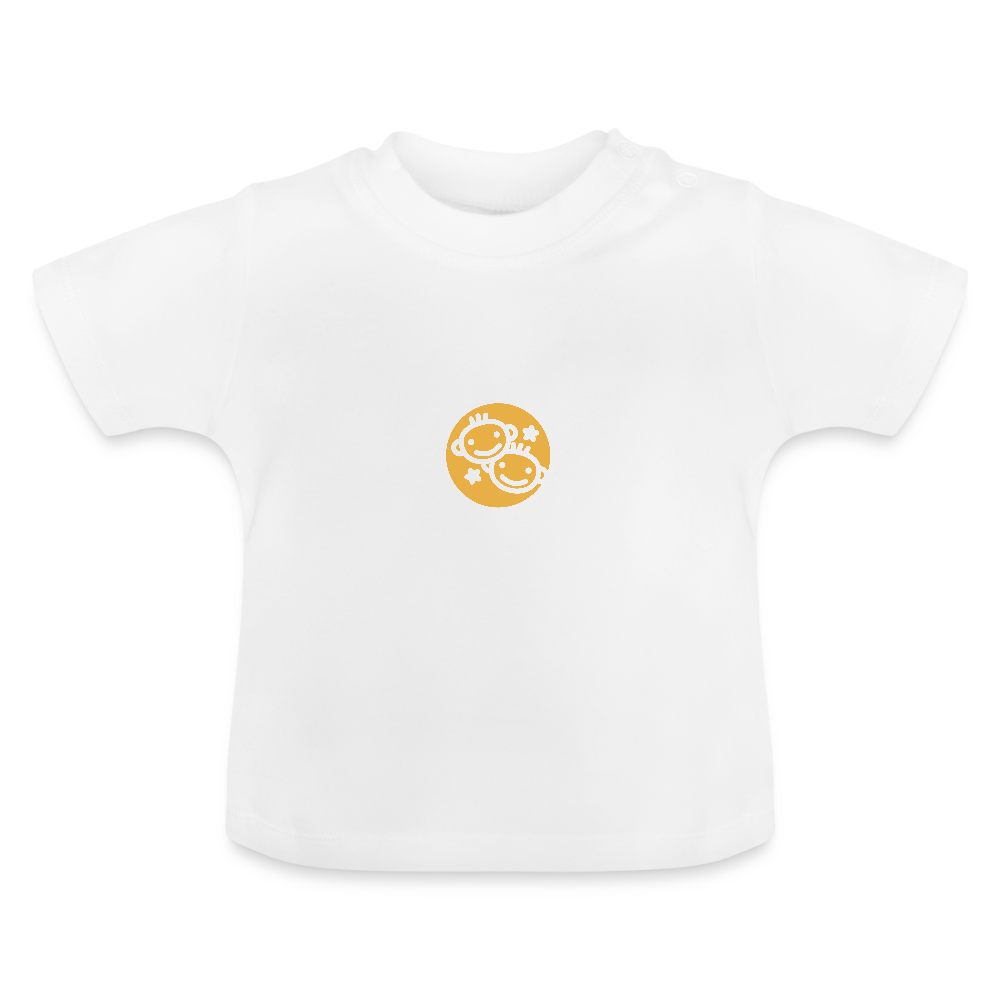 Baby T-Shirt Sternzeichen Zwilling - Weiß