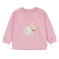 Bio-Sweatshirt Häschen- Hellrosa