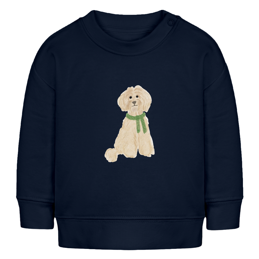 Bio-Sweatshirt - Hund_Navy