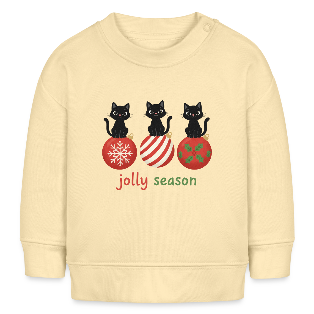 Bio-Sweatshirt Jolly Season - Creme