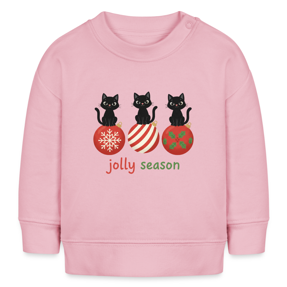 Bio-Sweatshirt Jolly Season - Hellrosa