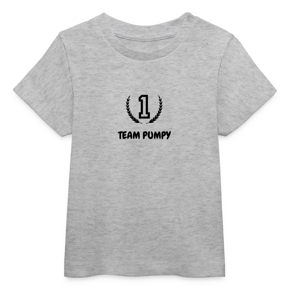 Bio T-Shirt Team Pumpy No. 1 - Grau meliert