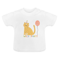 Baby T-Shirt Wild Party Leopard - Weiß