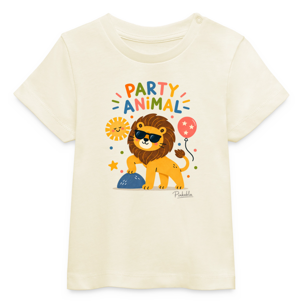 Baby Organic T-Shirt Baby Party Animal by Pinkablu