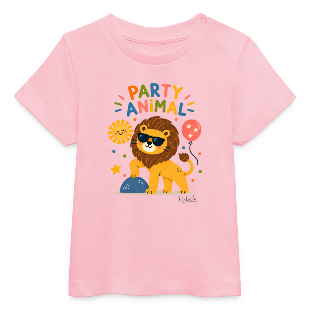 Baby Organic T-Shirt Baby artyAnimal_pink