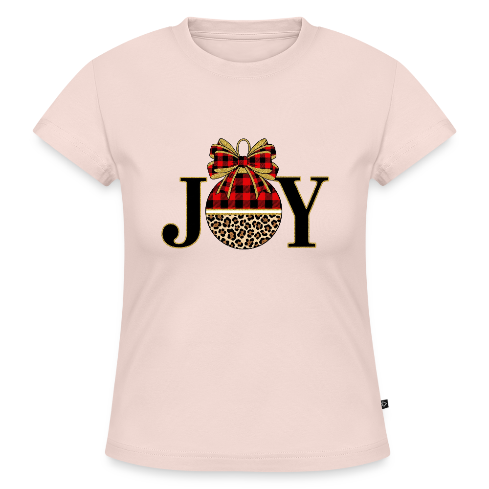 SLIM FIT Frauen Organic T-Shirt JOY - Puderrosa