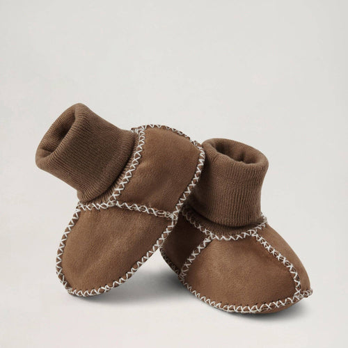 BabyMocs Chaussures Bébé Marron (6-12 mois)