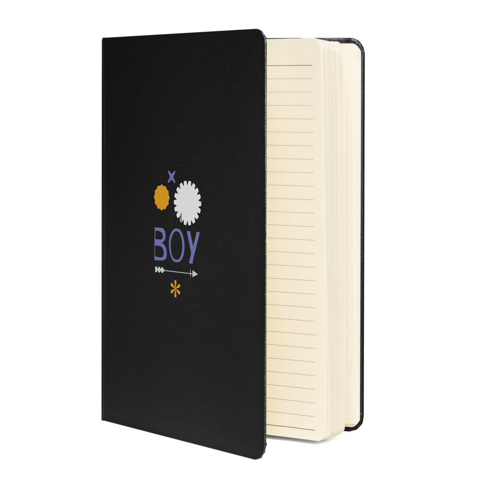 Hardcover Notizbuch "It's a BOY" - black