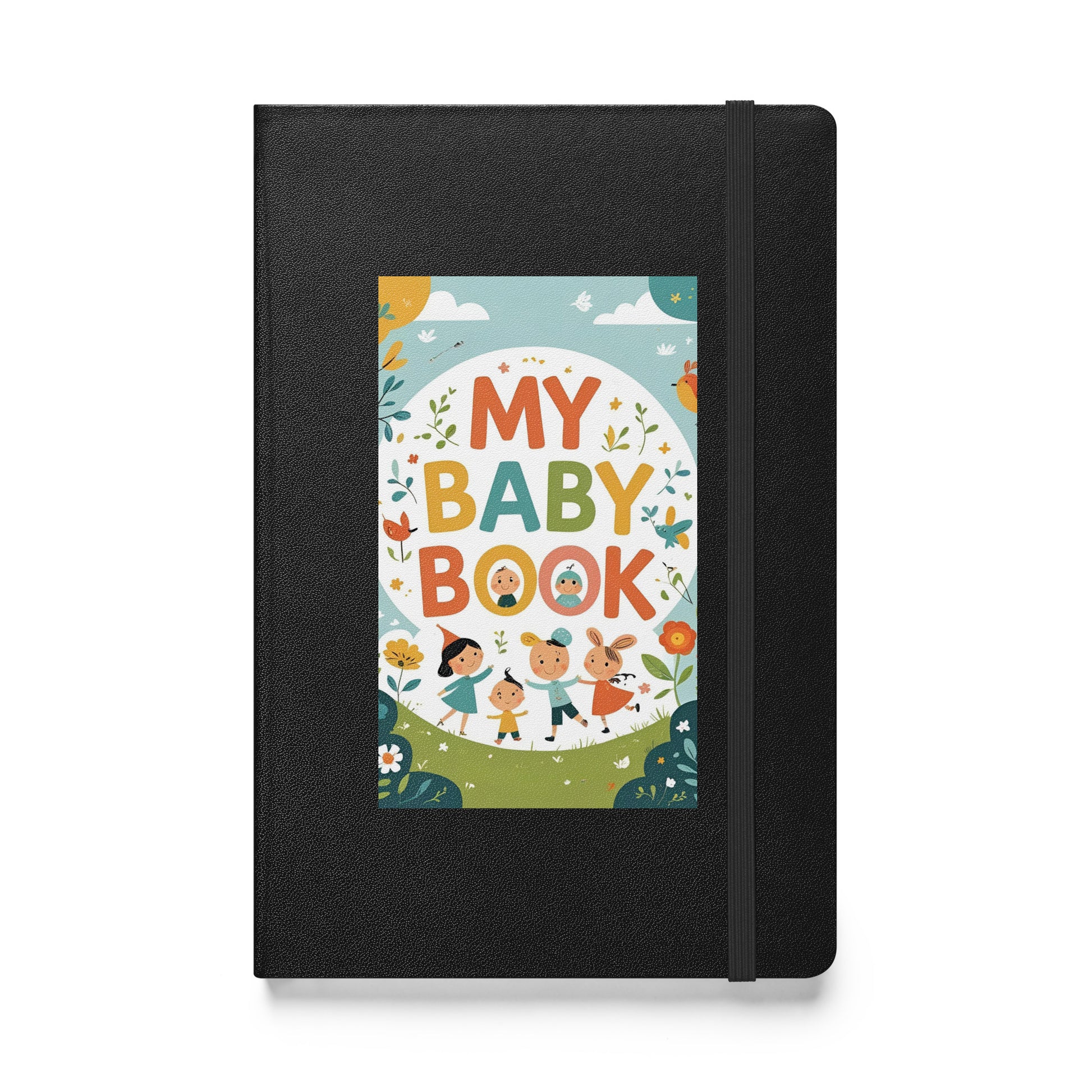 Product mockup Baby Book black